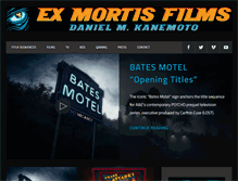 Tablet Screenshot of exmortisfilms.com